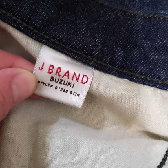 J Brand Suzuki Motorcycle Dark Rinse Jeans, 29 Like New! - Picture 9 of 12